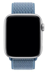 Apple Watch Uyumlu Hasır Örgü Kordon İndigo Mavi